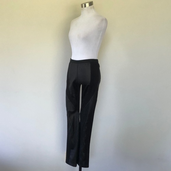 BCBGMAXAZRIA Black Stretch Pants Medium Elastic Waist - Picture 5 of 6